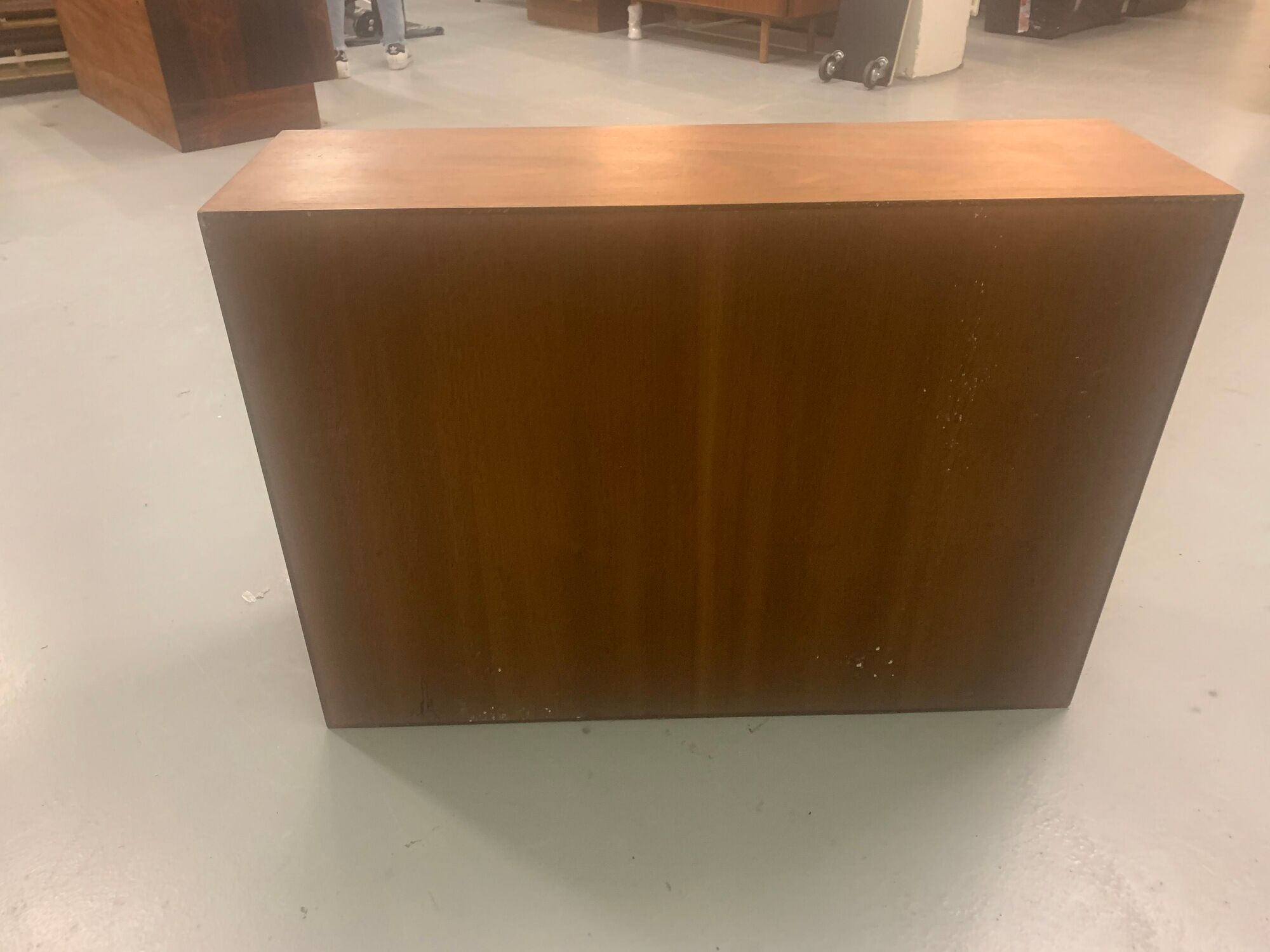 Rosewood bookcase with metal black legs, made in Denmark, 1960s