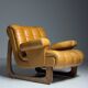 Vintage Italian armchairs 1970-1980
