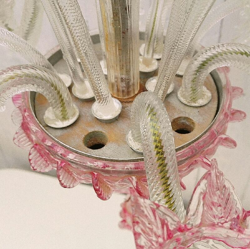 Murano glass chandelier romantic Casanova style