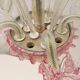 Murano glass chandelier romantic Casanova style