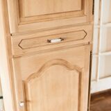 Vintage oak standing wardrobe "Giroflée"