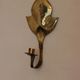 Pair of mid-century Swedish brass sconces