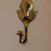 Pair of mid-century Swedish brass sconces