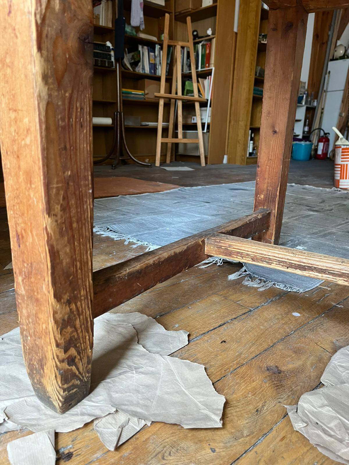 wooden kitchen table