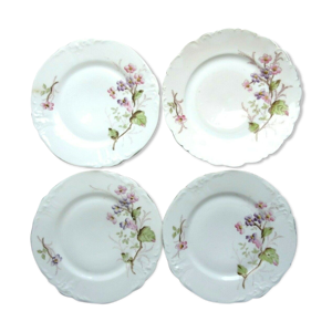 lot de 4 assiettes à