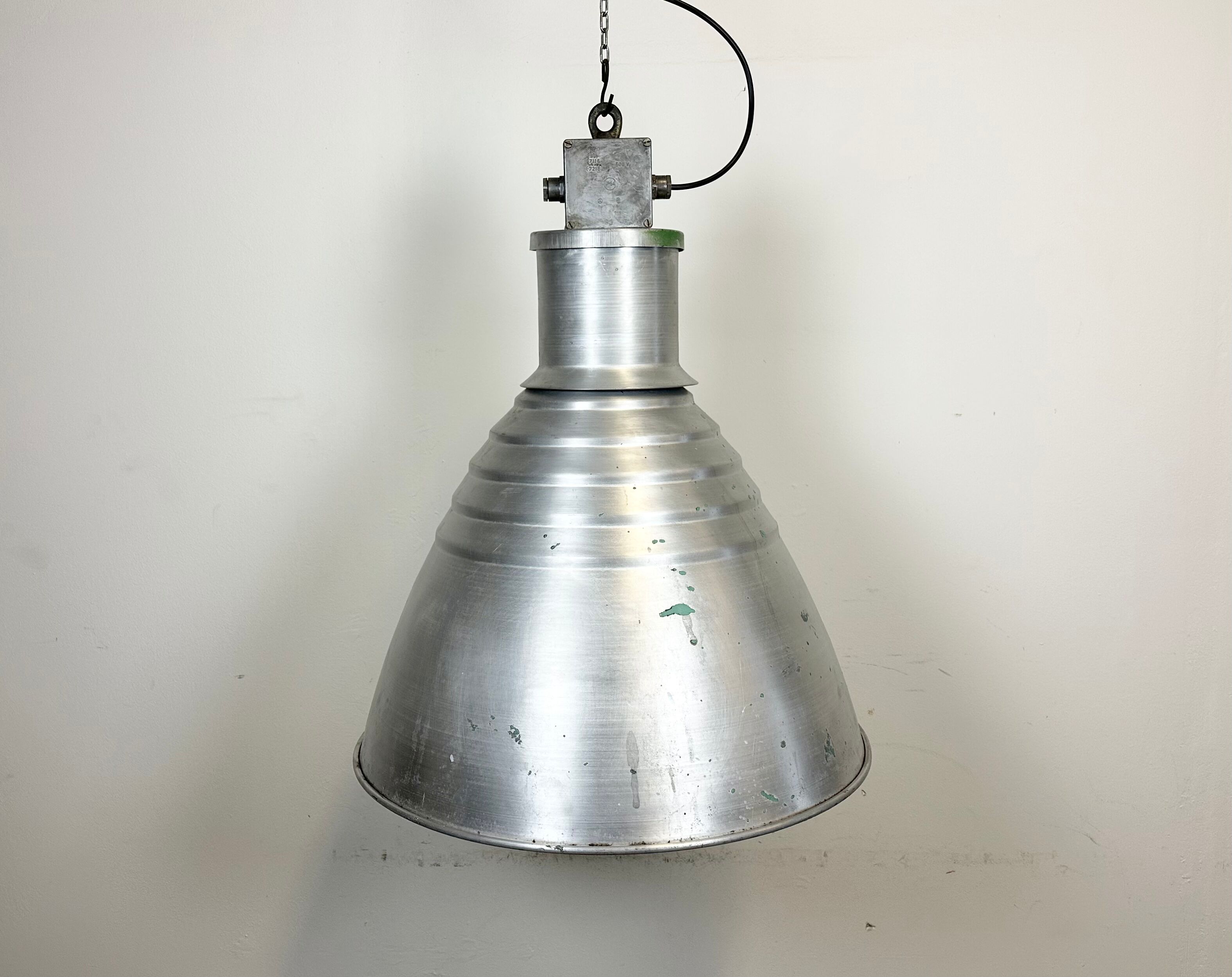Large Industrial Aluminium Pendant Light from Elektrosvit, 1960s