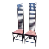 Pair of Hill House 1 Mackintosh Cassina chairs