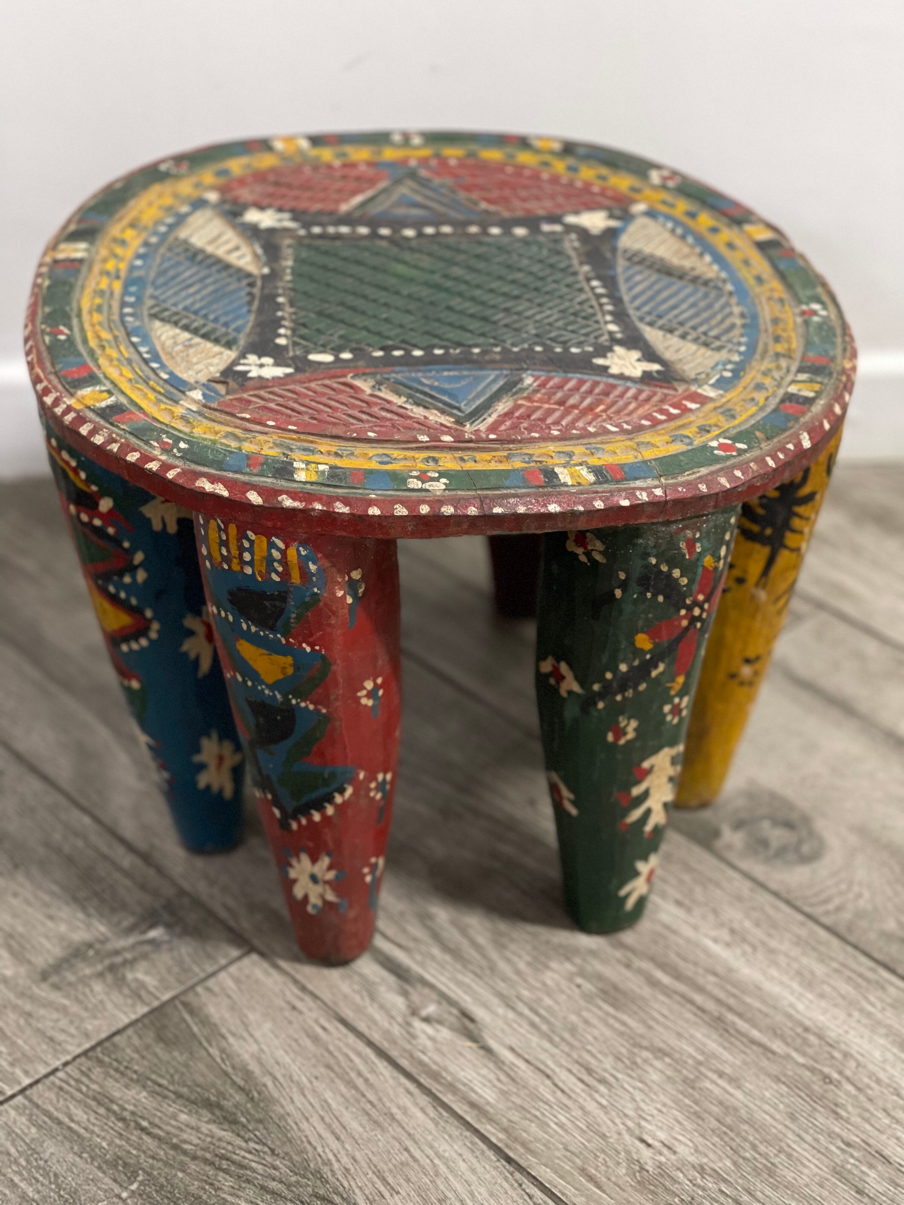African wooden stool Zindi
