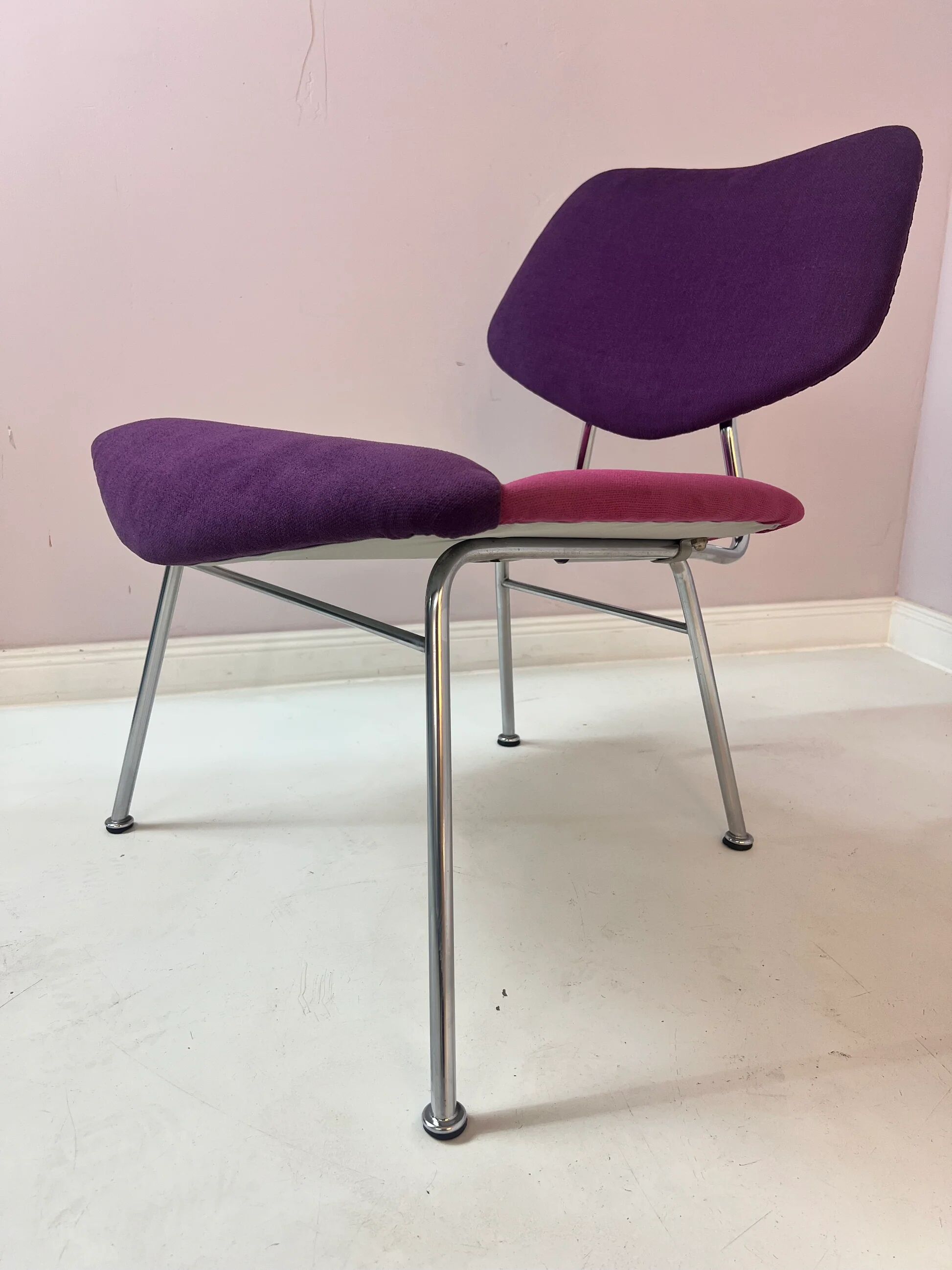 Vermund VL 135 armchair purple pink chrome
