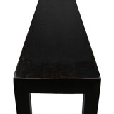 Black console table