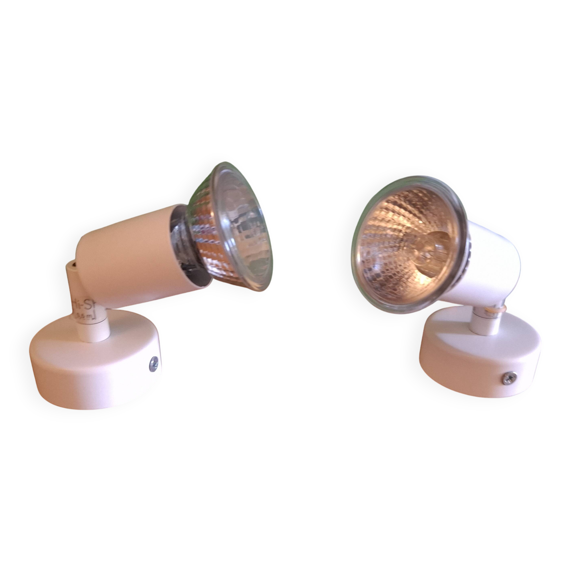 Two spotlights, wall lights, vintage 90s