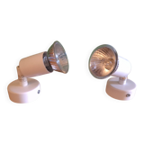 Two spotlights, wall lights, vintage 90s