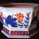Ancien cache pot faience imari Japon vers 1900