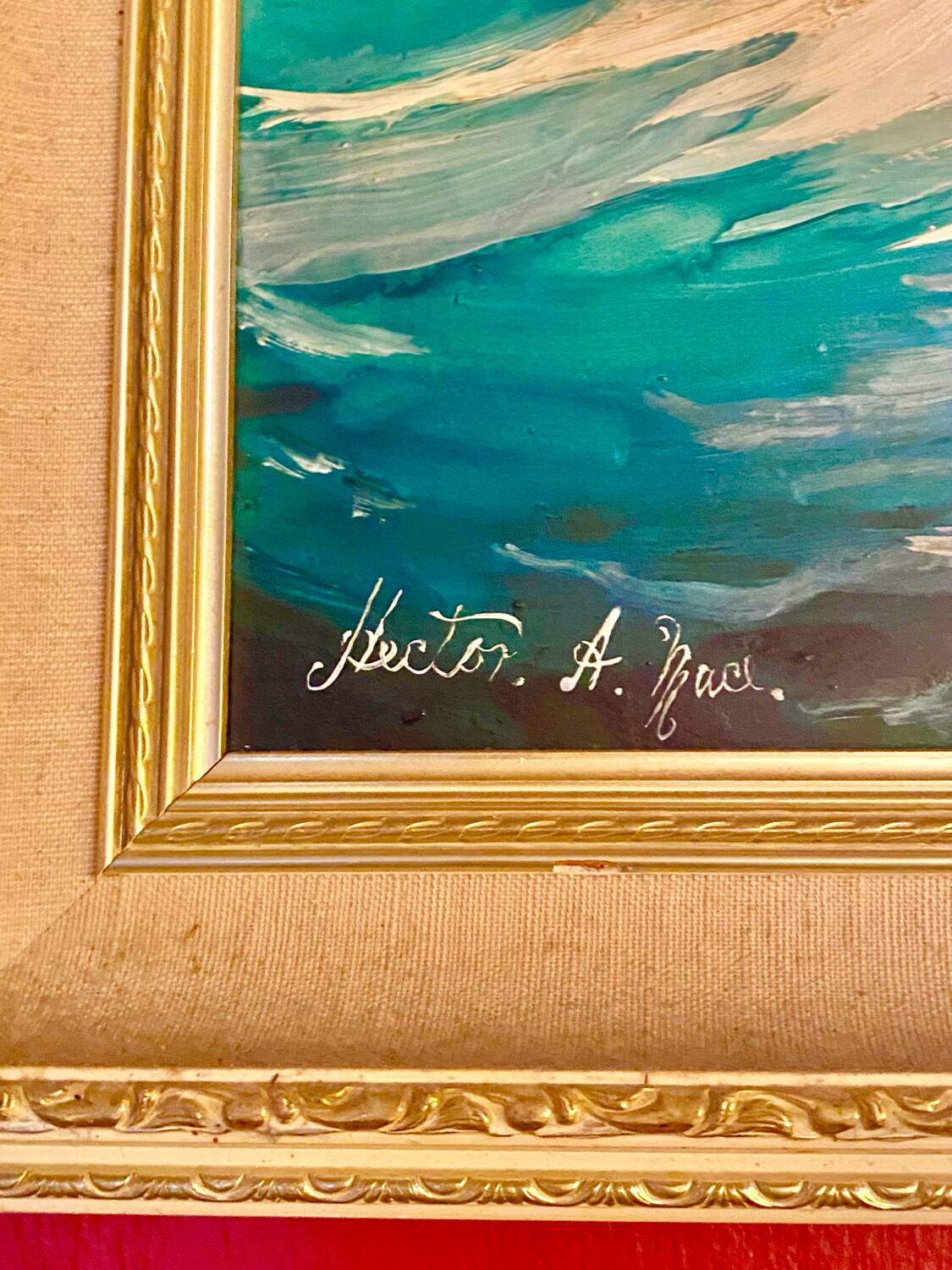 Peinture maritime originale – “Statsraad Lehmkuhl”, voile norvégienne