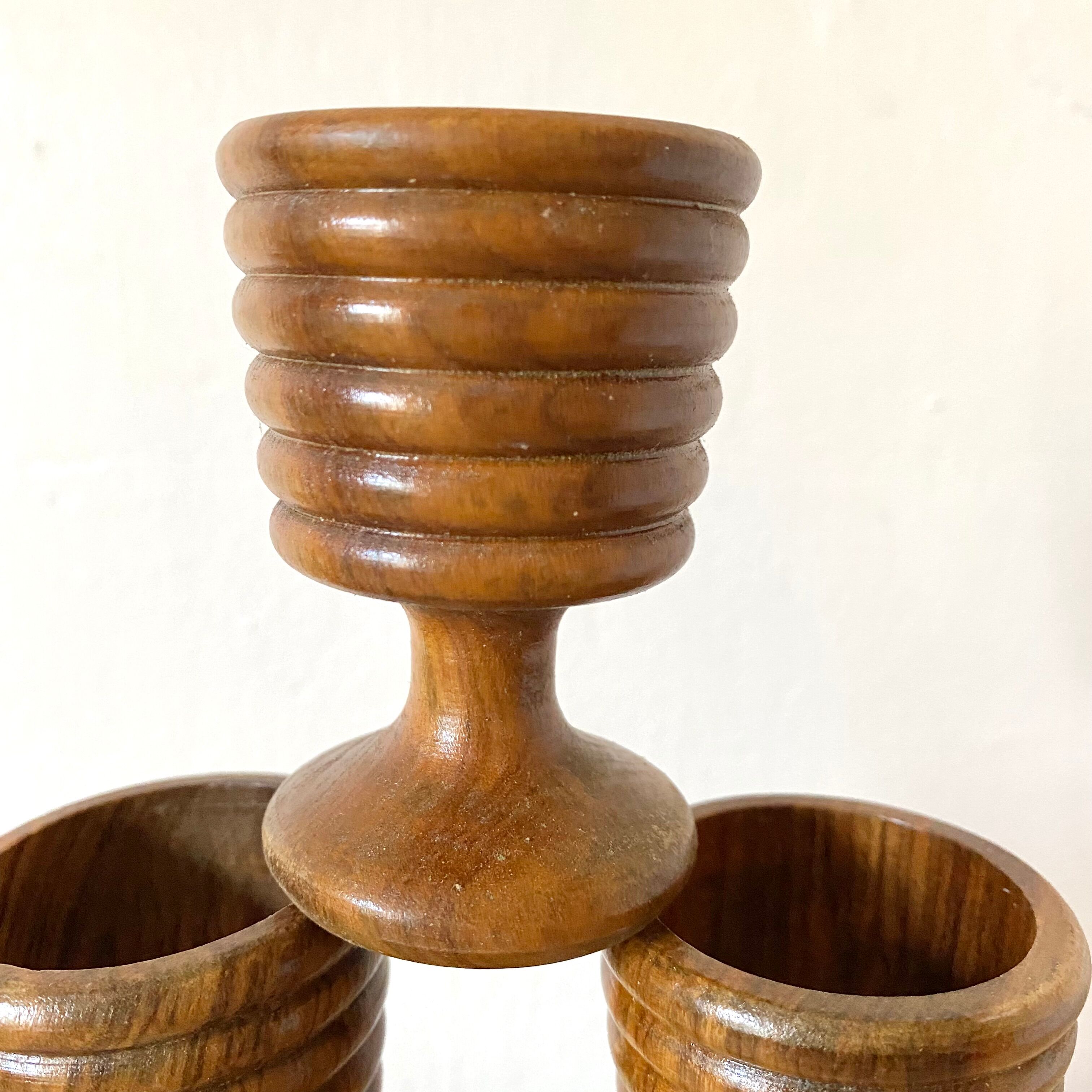 Vintage wooden shells