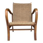 Fauteuil Cordage Erich Dieckmann Design Vintage