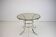 Midcentury Chrome and Glass Dining Table, Italy 1970s