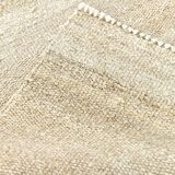 5x8 Beige & Cream Striped Kilim Rug, 160x234Cm