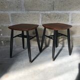 Stol Kamnik wood stool 1960