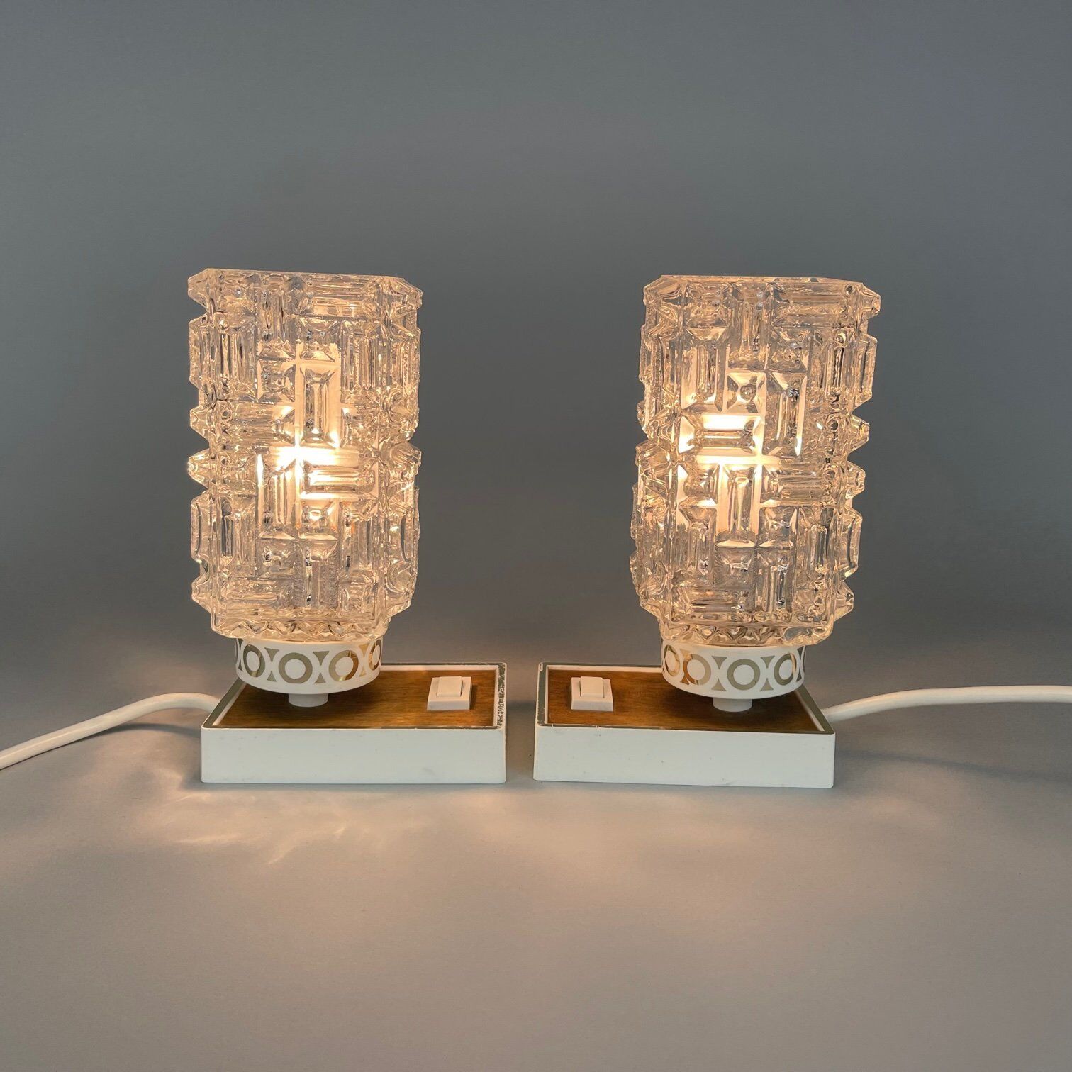 Set of Vintage Table or Bedside Lamps, 1960's