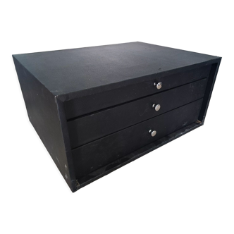 Imitation cardboard box cabinet, storage 3 drawers