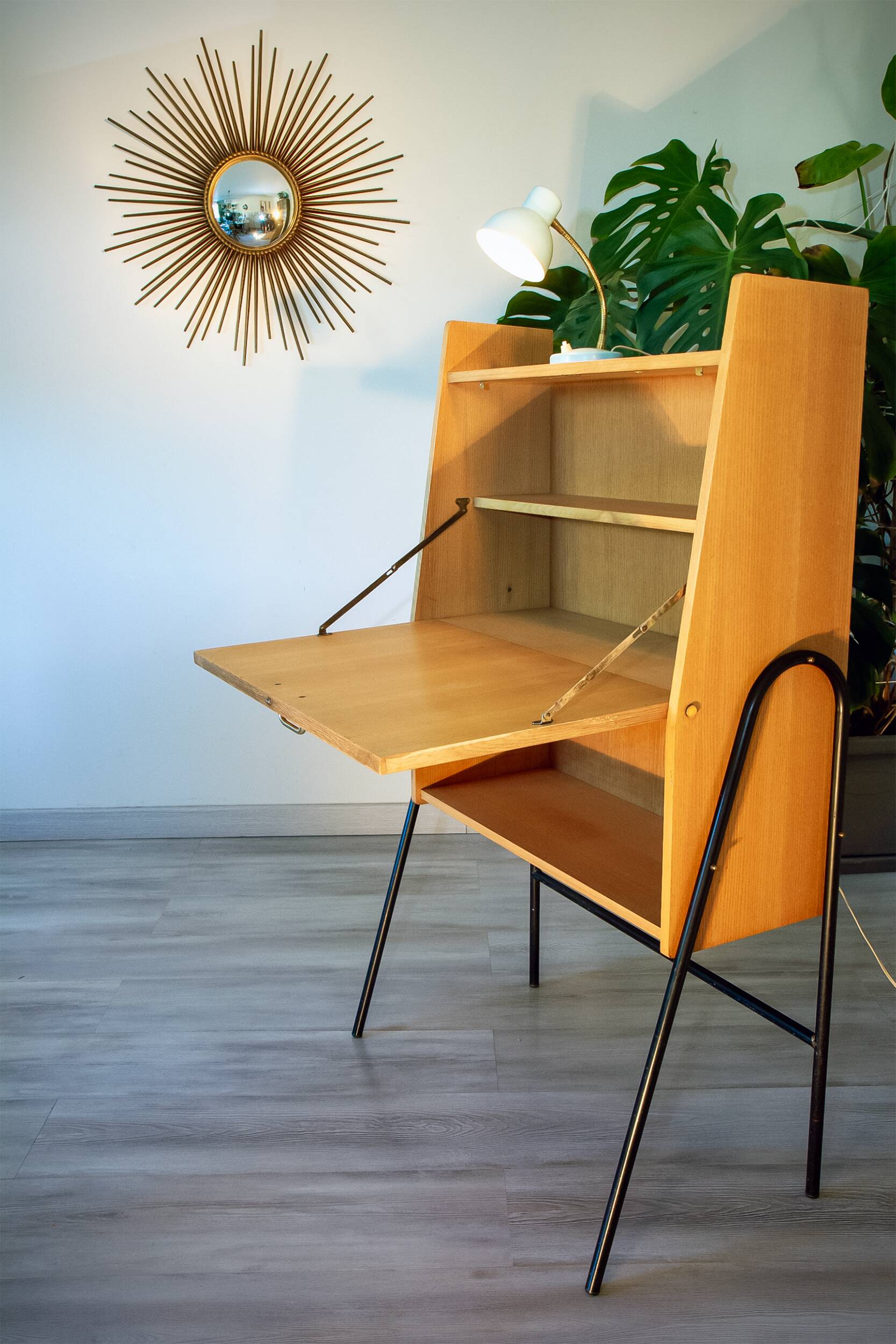 Superb 1950s secretary by Jacques Hitier.
