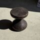 Pawn Brown - Stool, side table in the shape of a brown pawn.