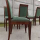 6 chaises aca​jou Gaston Poisson art déco 1930/1940
