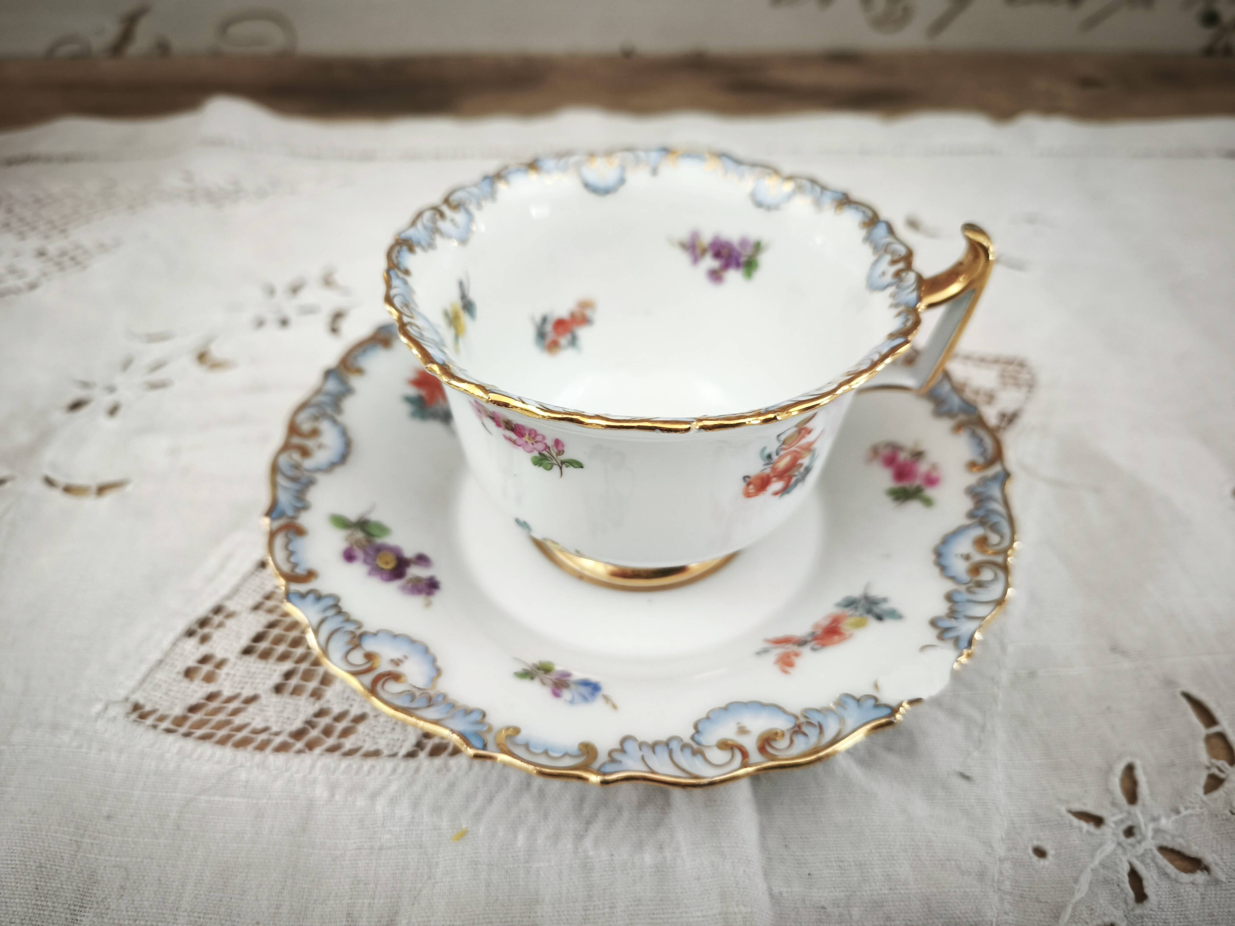 Meissen Art Nouveau porcelain tea or long coffee cup model 4