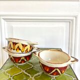 3 stoneware bowls with Saint Clément ears