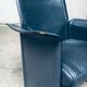 Postmodern Korium KM1 Leather Armchair by Tito Agnoli for Matteo Grassi, Italy, 1980s