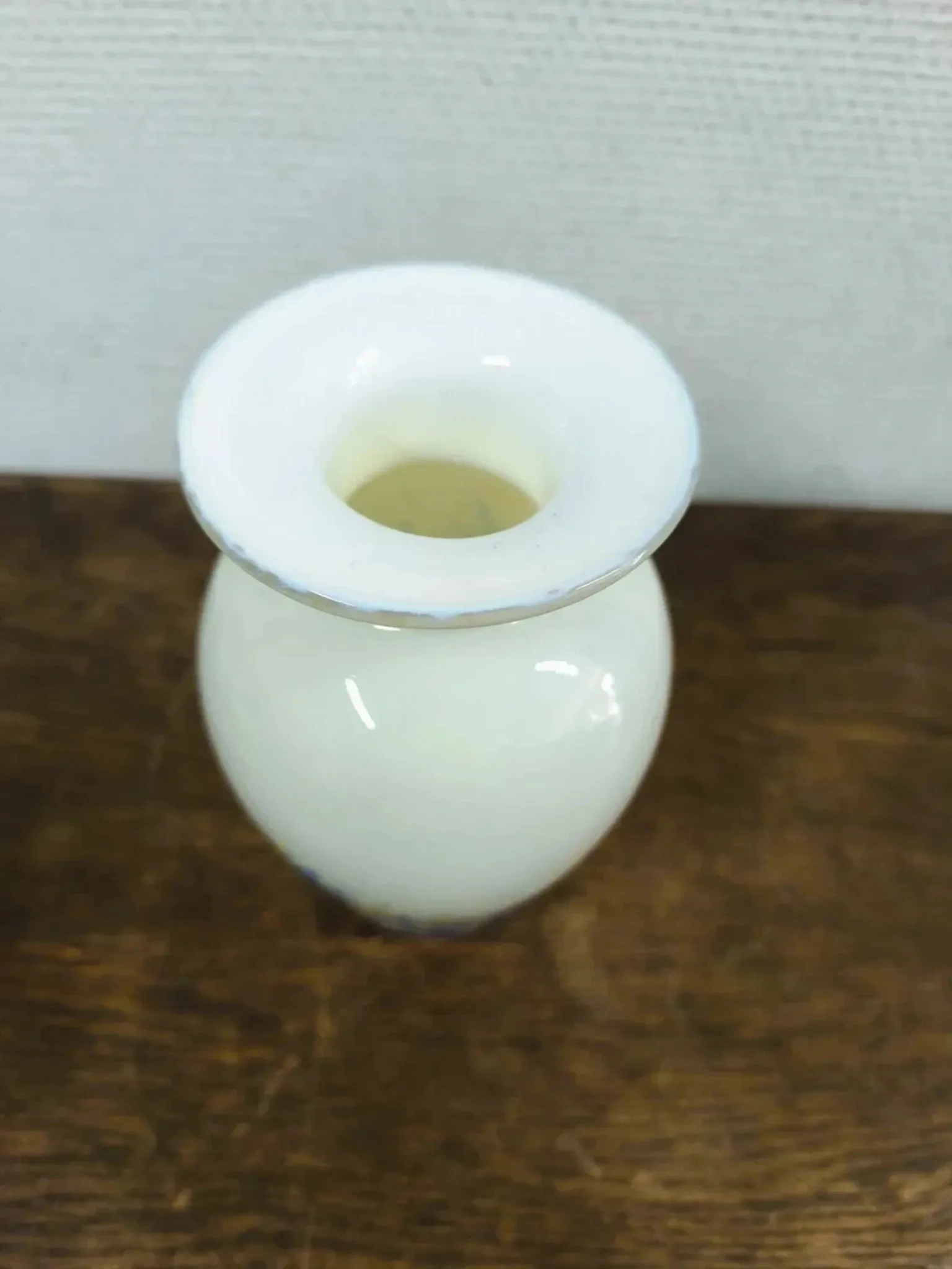 Vintage glass art vase Hans Jürgen Richartz 23 cm