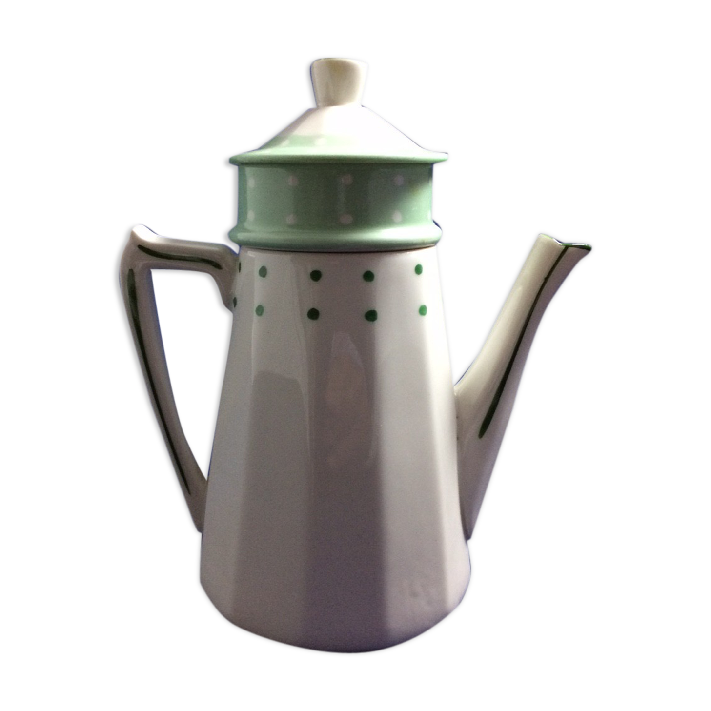 Former porcelain coffee maker with the late Limoges- Chapus