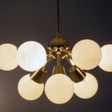 Nine-Arm “Sputnik” Candlestick, Jaroslav Bejvl Sr, 1970s, Czechoslovakia