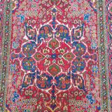 Tapis d'orient fait main ancien persan esfahan 2,15 x 1,35 m