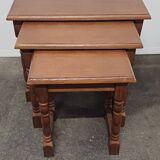 Wooden nesting tables