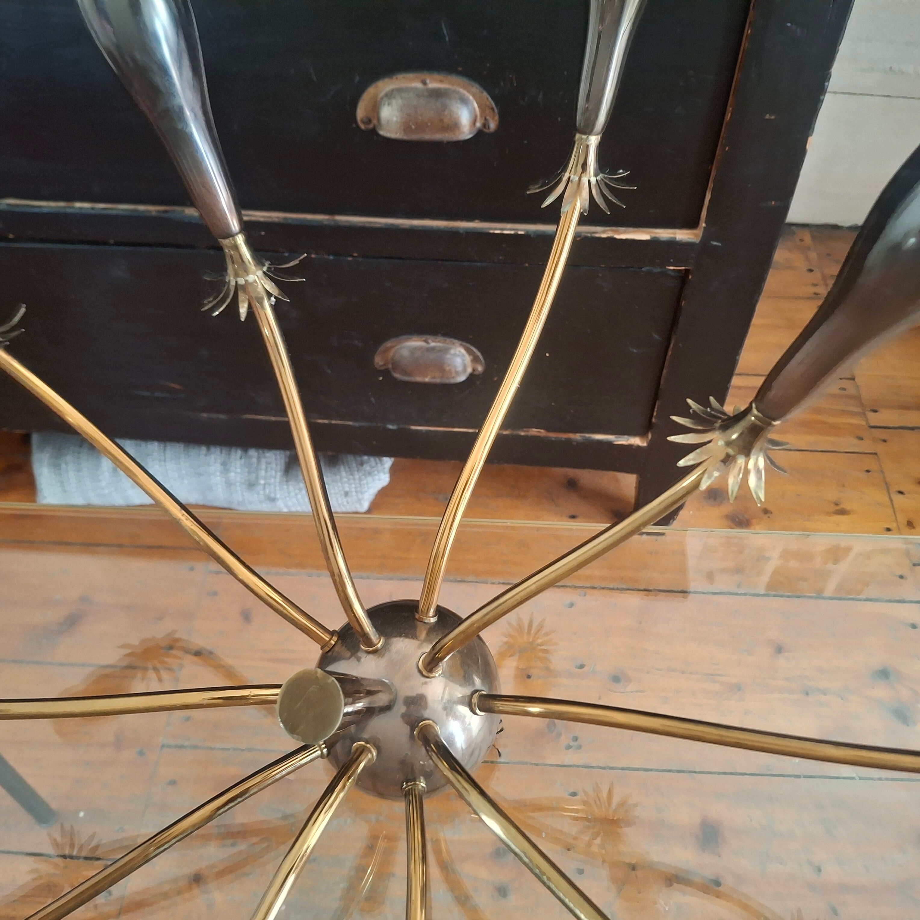 Sputnik chandelier model spider. 1960