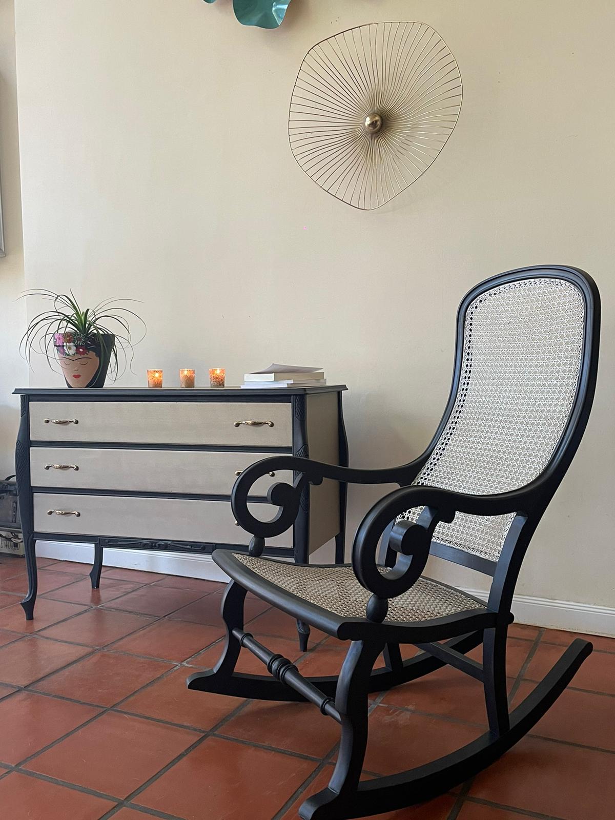 Bentwood Champagne Style Wooden Rocking Chair