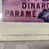 Affiche SNCF sur la Côte d'Emeraude