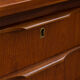 Danish teak desk with 6 drawers