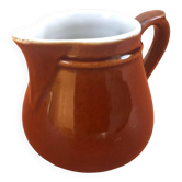 Pitcher / Milk jug Bistro style Glazed stoneware