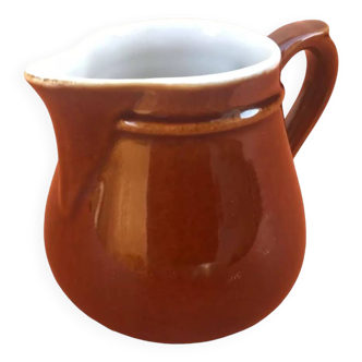 Pitcher / Milk jug Bistro style Glazed stoneware