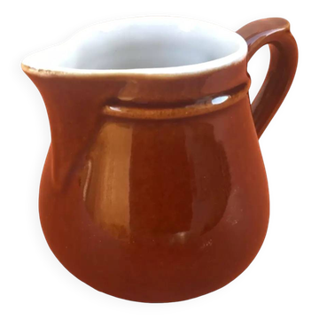 Pichet / Pot à lait   Style bistrot  Grès vernissé