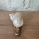 Brass snail paperweight