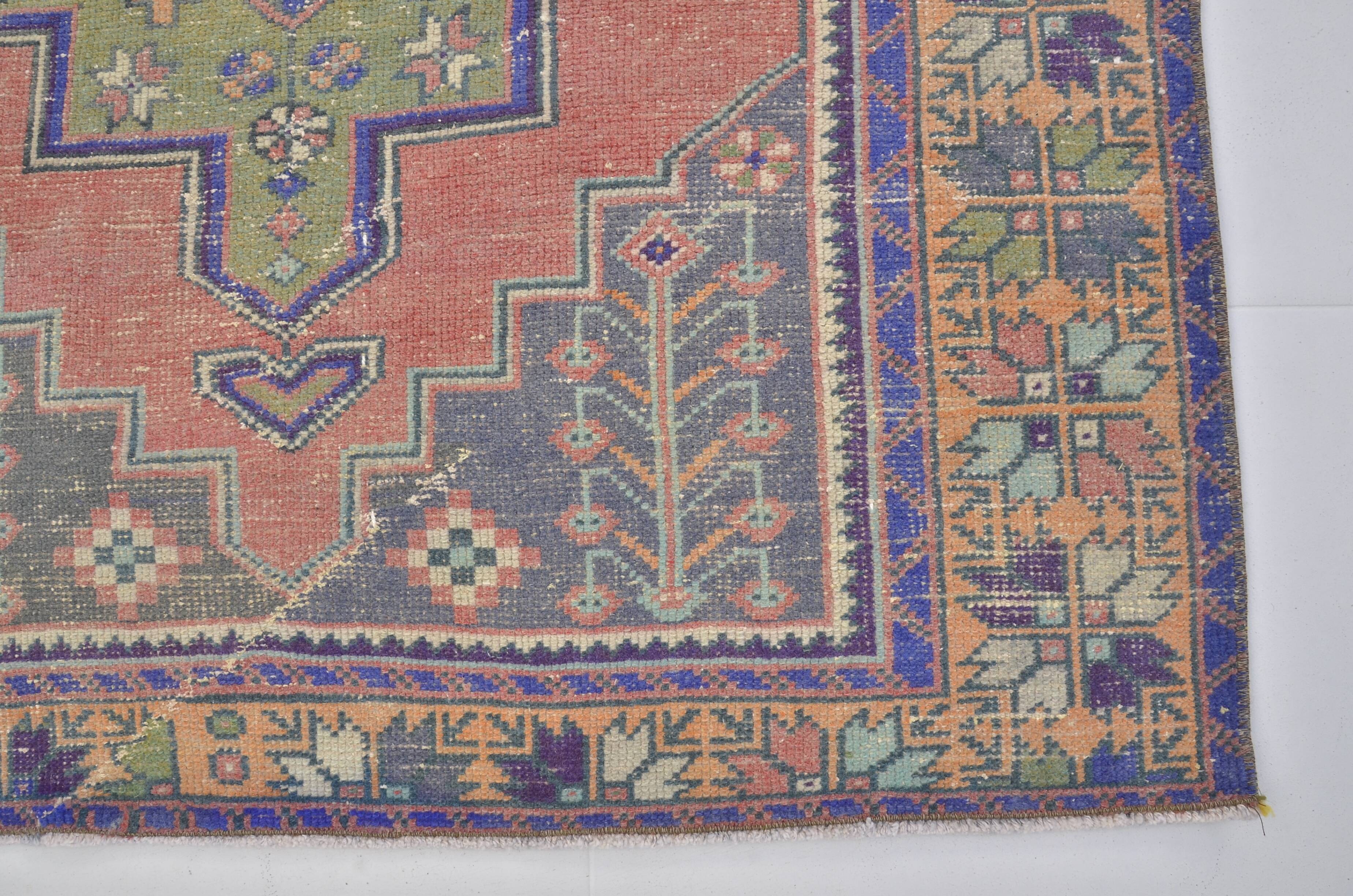 Handknotted Oushak Vintage Runner sku 2552