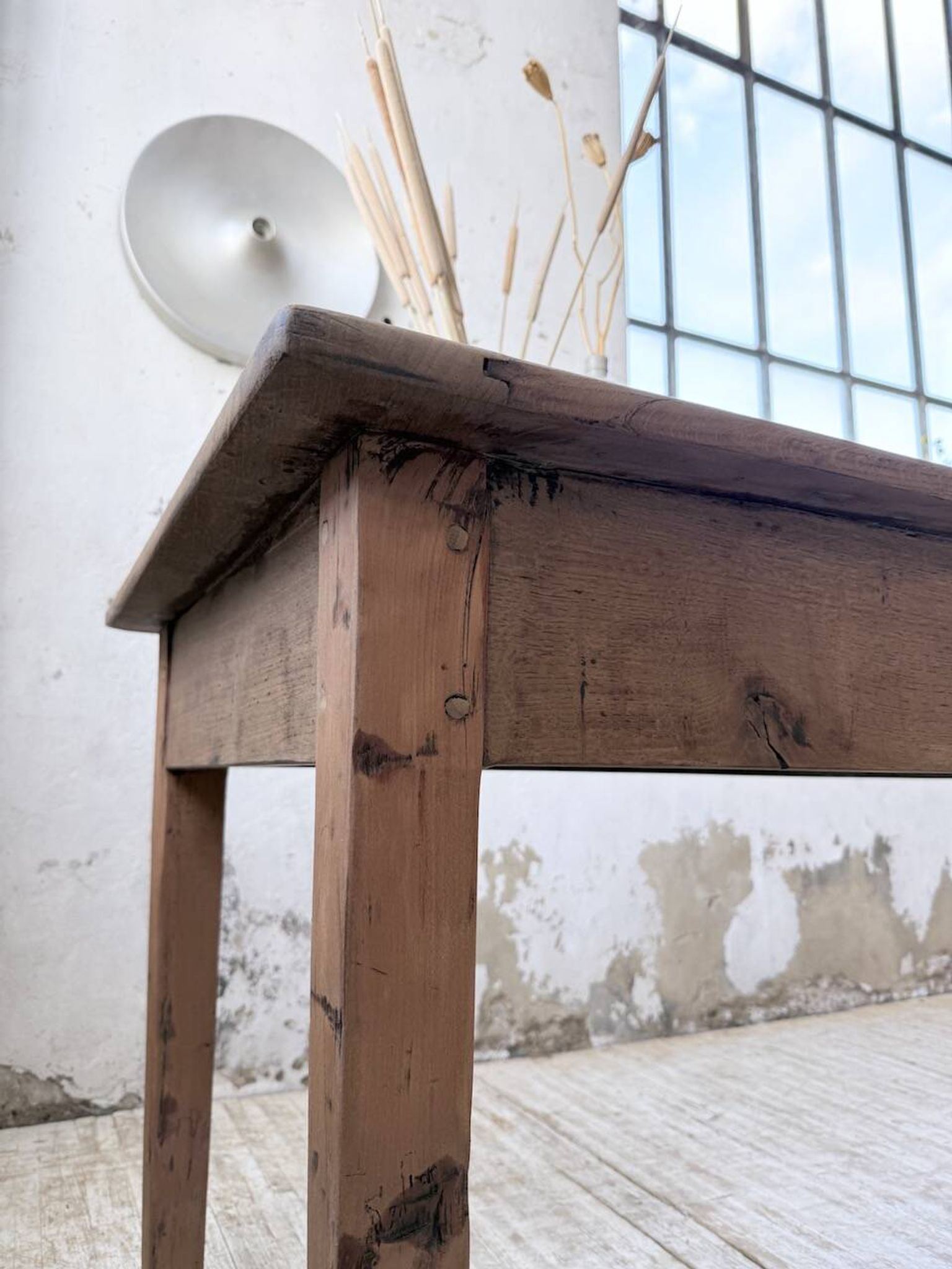 XL oak farmhouse table 1950 235cm