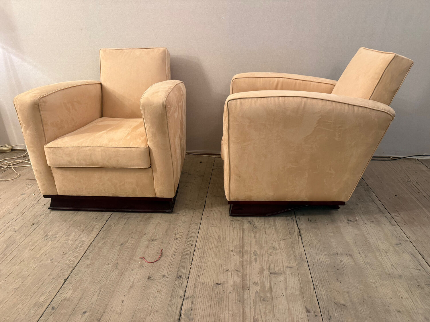 Pair of Art Deco armchairs