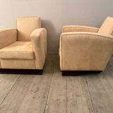 Pair of Art Deco armchairs