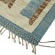 Hand-Knotted Tribal Unique 211 cm x 302 cm Blue Wool Carpet