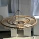 Suspension rattan saucer iron frame D:120 H:60